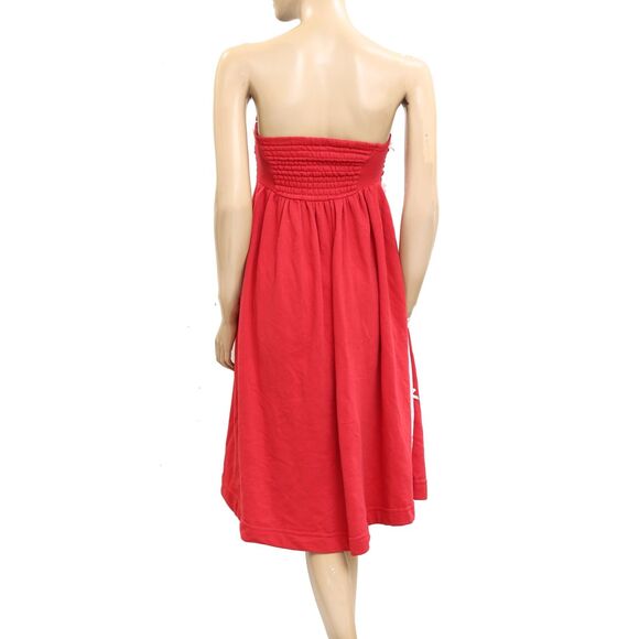 Daily Practice by Anthropologie Strapless Side Bow Tube Midi Dress S-P 280469 - Picture 6 of 7